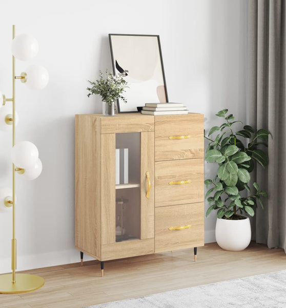 Sideboard Sonoma-Eiche 69,5x34x90 cm Holzwerkstoff