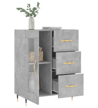 Sideboard Betongrau 69,5x34x90 cm Holzwerkstoff