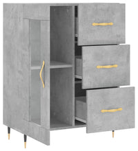 Sideboard Betongrau 69,5x34x90 cm Holzwerkstoff