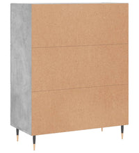 Sideboard Betongrau 69,5x34x90 cm Holzwerkstoff