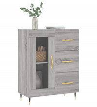 Sideboard Grau Sonoma 69,5x34x90 cm Holzwerkstoff