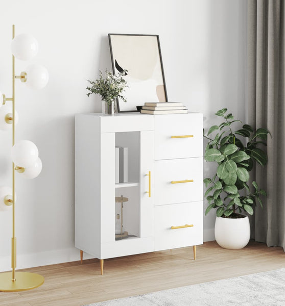 Sideboard Weiß 69,5x34x90 cm Holzwerkstoff