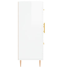 Sideboard Hochglanz-Weiß 69,5x34x90 cm Holzwerkstoff