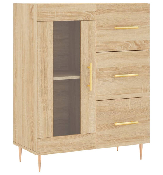 Sideboard Sonoma-Eiche 69,5x34x90 cm Holzwerkstoff