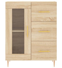 Sideboard Sonoma-Eiche 69,5x34x90 cm Holzwerkstoff