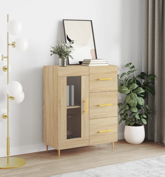 Sideboard Sonoma-Eiche 69,5x34x90 cm Holzwerkstoff