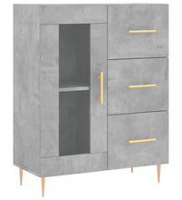 Sideboard Betongrau 69,5x34x90 cm Holzwerkstoff