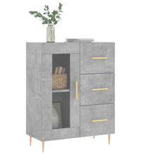 Sideboard Betongrau 69,5x34x90 cm Holzwerkstoff