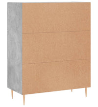 Sideboard Betongrau 69,5x34x90 cm Holzwerkstoff