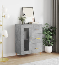 Sideboard Betongrau 69,5x34x90 cm Holzwerkstoff