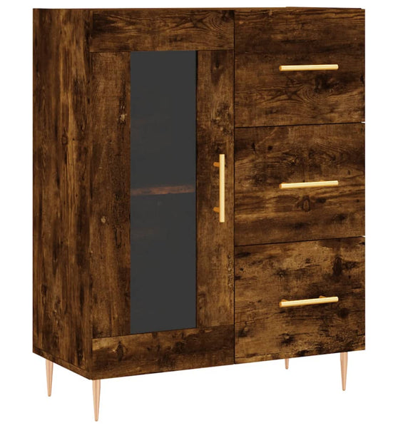 Sideboard Räuchereiche 69,5x34x90 cm Holzwerkstoff