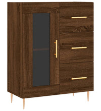 Sideboard Braun Eichen-Optik 69,5x34x90 cm Holzwerkstoff