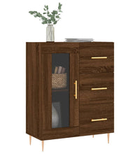 Sideboard Braun Eichen-Optik 69,5x34x90 cm Holzwerkstoff