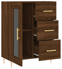 Sideboard Braun Eichen-Optik 69,5x34x90 cm Holzwerkstoff