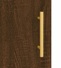 Sideboard Braun Eichen-Optik 69,5x34x90 cm Holzwerkstoff