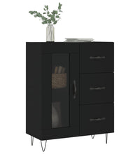 Sideboard Schwarz 69,5x34x90 cm Holzwerkstoff