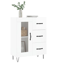 Sideboard Hochglanz-Weiß 69,5x34x90 cm Holzwerkstoff