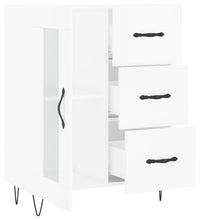 Sideboard Hochglanz-Weiß 69,5x34x90 cm Holzwerkstoff
