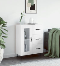 Sideboard Hochglanz-Weiß 69,5x34x90 cm Holzwerkstoff