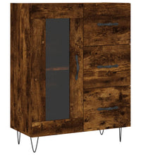 Sideboard Räuchereiche 69,5x34x90 cm Holzwerkstoff