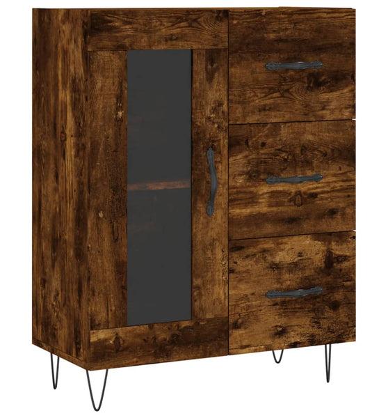 Sideboard Räuchereiche 69,5x34x90 cm Holzwerkstoff