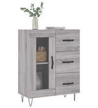 Sideboard Grau Sonoma 69,5x34x90 cm Holzwerkstoff