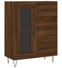 Sideboard Braun Eichen-Optik 69,5x34x90 cm Holzwerkstoff