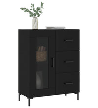 Sideboard Schwarz 69,5x34x90 cm Holzwerkstoff