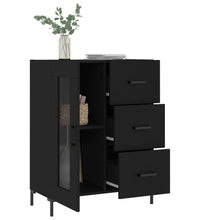 Sideboard Schwarz 69,5x34x90 cm Holzwerkstoff