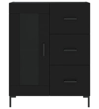 Sideboard Schwarz 69,5x34x90 cm Holzwerkstoff