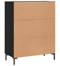 Sideboard Schwarz 69,5x34x90 cm Holzwerkstoff