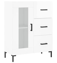 Sideboard Hochglanz-Weiß 69,5x34x90 cm Holzwerkstoff