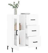 Sideboard Hochglanz-Weiß 69,5x34x90 cm Holzwerkstoff