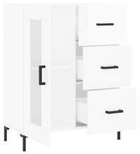Sideboard Hochglanz-Weiß 69,5x34x90 cm Holzwerkstoff