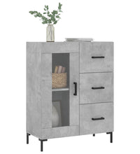 Sideboard Betongrau 69,5x34x90 cm Holzwerkstoff