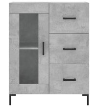 Sideboard Betongrau 69,5x34x90 cm Holzwerkstoff