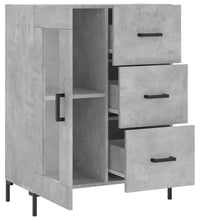 Sideboard Betongrau 69,5x34x90 cm Holzwerkstoff