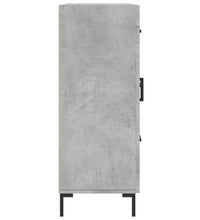 Sideboard Betongrau 69,5x34x90 cm Holzwerkstoff