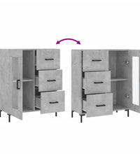 Sideboard Betongrau 69,5x34x90 cm Holzwerkstoff