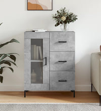 Sideboard Betongrau 69,5x34x90 cm Holzwerkstoff