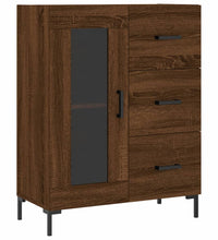 Sideboard Braun Eichen-Optik 69,5x34x90 cm Holzwerkstoff