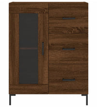 Sideboard Braun Eichen-Optik 69,5x34x90 cm Holzwerkstoff
