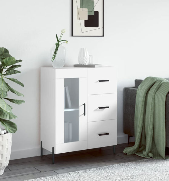 Sideboard Weiß 69,5x34x90 cm Holzwerkstoff
