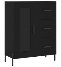 Sideboard Schwarz 69,5x34x90 cm Holzwerkstoff