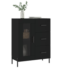 Sideboard Schwarz 69,5x34x90 cm Holzwerkstoff