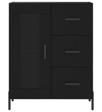 Sideboard Schwarz 69,5x34x90 cm Holzwerkstoff