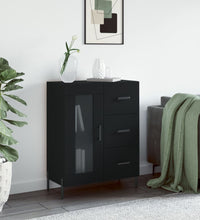 Sideboard Schwarz 69,5x34x90 cm Holzwerkstoff