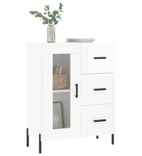 Sideboard Hochglanz-Weiß 69,5x34x90 cm Holzwerkstoff