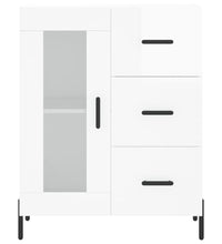 Sideboard Hochglanz-Weiß 69,5x34x90 cm Holzwerkstoff