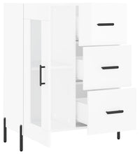 Sideboard Hochglanz-Weiß 69,5x34x90 cm Holzwerkstoff